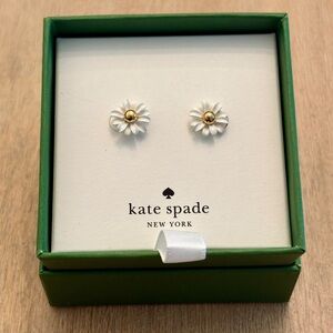Kate Spade Dazzling White Daisy Earrings